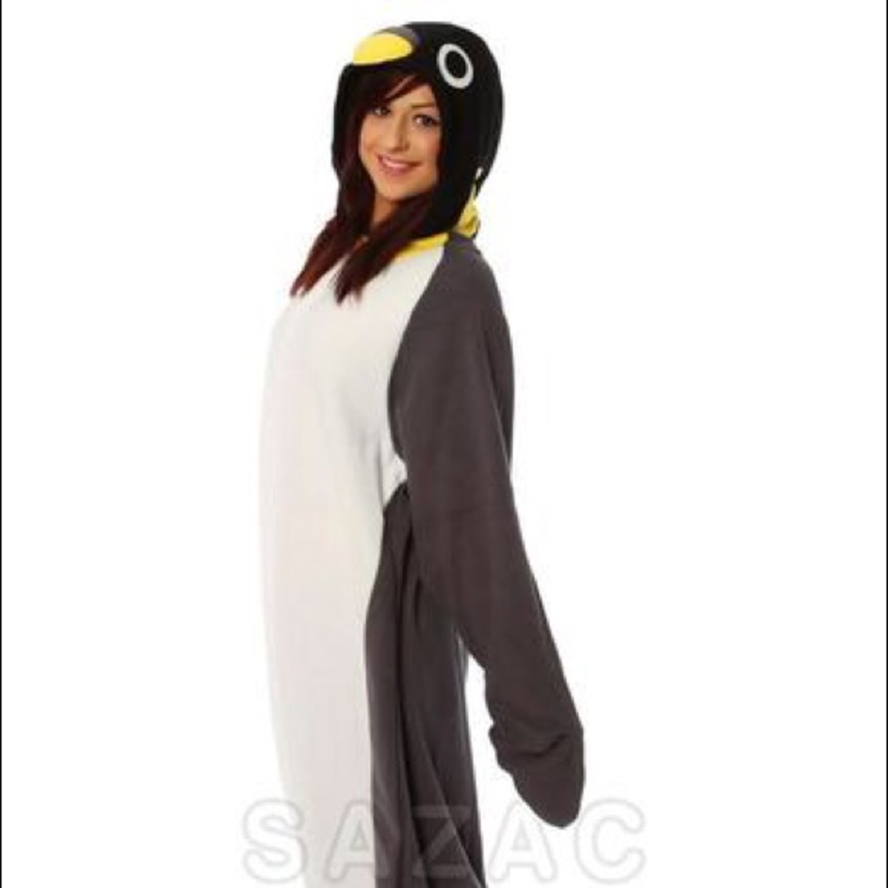 SAZAC Penguin Kigurumi Costume/Pajamas/Onesie- NWT